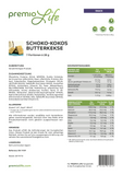 Schoko-Kokos Butterkekse (7 Portionen) - Premio Life | Gesundheit und Lifestyle